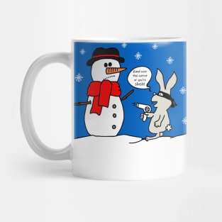 Christmas Bunny Bandit Mug